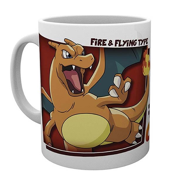 Hrnek Charizard Fire and Flying Type (Pokémon)