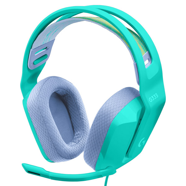 Herní sluchátka Logitech G335 Wired, mint Herní sluchátka Logitech G335 Wired, mint