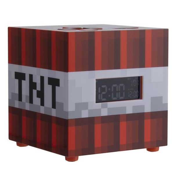 Hodiny s budíkem TNT (Minecraft)