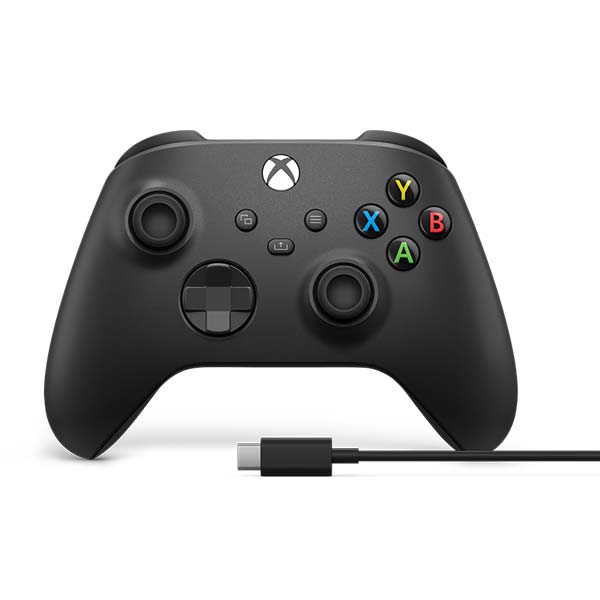 Microsoft Xbox Wired Controller, carbon black - OPENBOX (Rozbalené zboží s plnou zárukou)