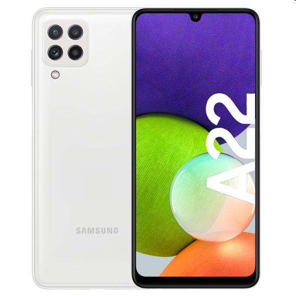 Samsung Galaxy A22, 4/64GB, white | nové zboží, neotevřené balení