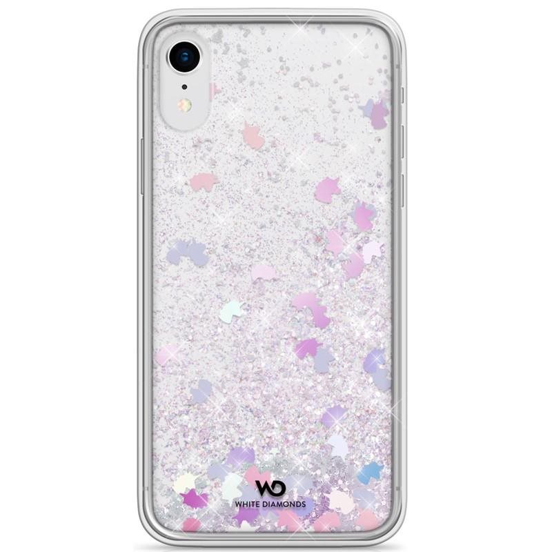 White Diamonds Sparkle Case Clear iPhone Xr, Unicorns - OPENBOX (Rozbalený tovar s plnou zárukou)