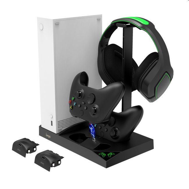 Dokovací stanice iPega pro Xbox Series S, Wireless controller a headset + dobíjecí baterie