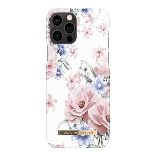 iDeal of Sweden Printed Case for iPhone 12/12 Pro, black galaxy marble