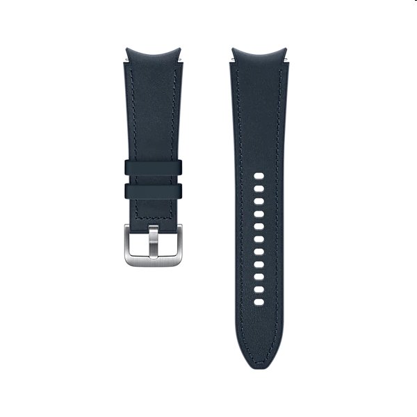 Náhradní hybridní kožený řemínek pro Samsung Galaxy Watch4 (velikost M/L), navy