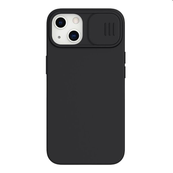 Nillkin CamShield Silky Magnetic zadní silikonový kryt pro iPhone 13, černé Nillkin CamShield Silky Magnetic zadní silikonový kryt pro iPhone 13, černé