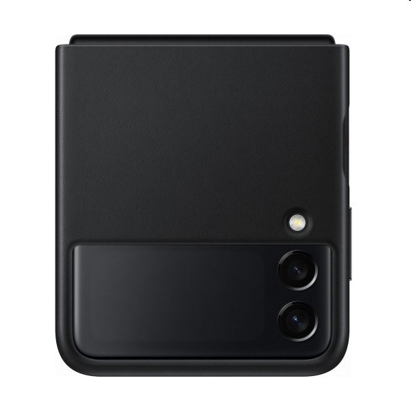 Pouzdro Leather Cover pro Samsung Galaxy Z Flip3, black