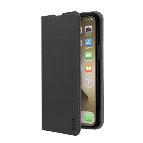 Pouzdro SBS Book Wallet Lite pro iPhone 13 Pro Max, černé