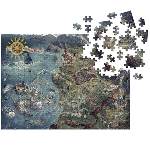 Puzzle Witcher World Map (The Witcher) Puzzle Witcher World Map (The Witcher)