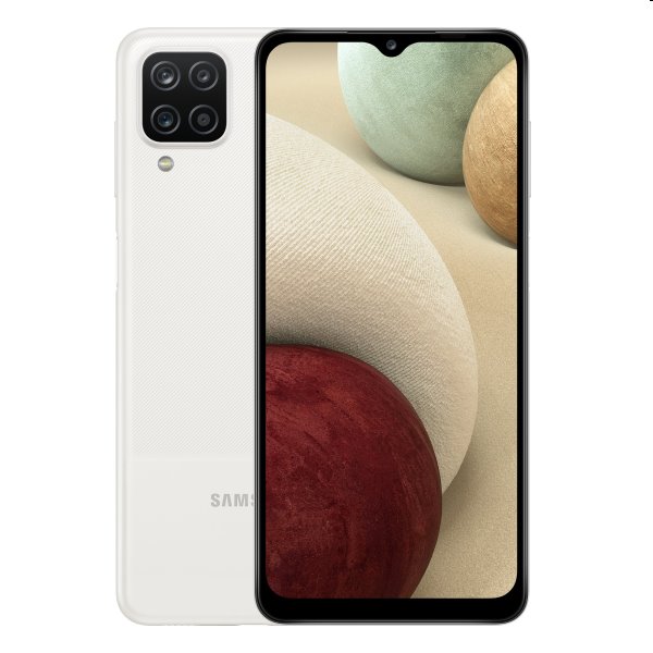 Samsung Galaxy A12, 3/32GB, white | rozbalené balení