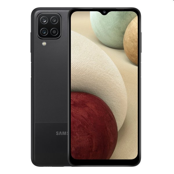 Samsung Galaxy A12 - A125F, 4/128GB, Dual SIM, Black, Třída B - použito, záruka 12 měsíců