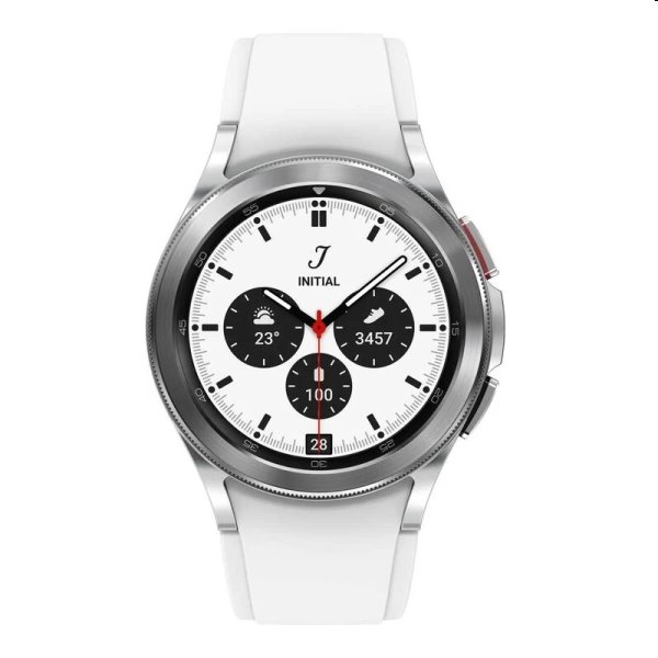 Samsung Galaxy Watch4 Classic 42mm, silver, Třída A - použité, záruka 12 měsíců