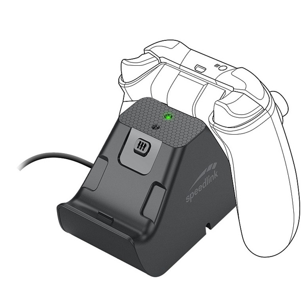Speedlink Jazz USB Charger for Xbox Series X, Xbox One, black - OPENBOX (Rozbalené zboží s plnou zárukou)
