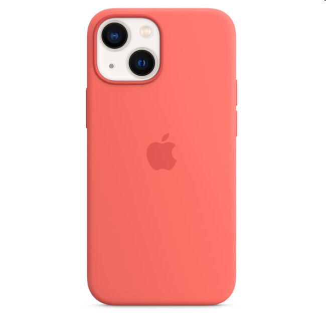 Apple iPhone 13 mini Silicone Case with MagSafe, pink pomelo