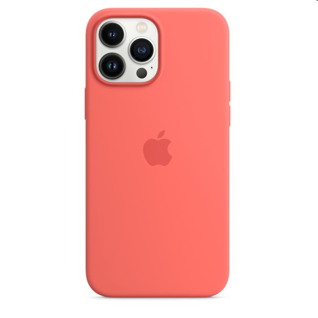 Apple iPhone 13 Pro Max Silicone Case with MagSafe, pink pomelo