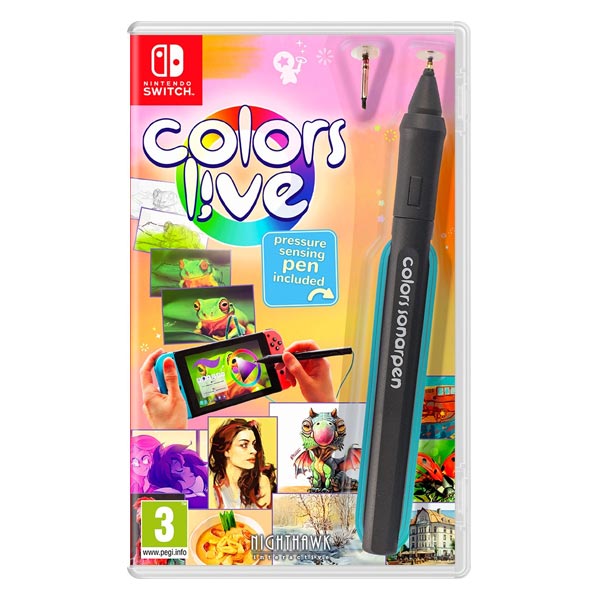 Colors Live (Pressure Sensing Pen Edition) [NSW] - BAZAR (použité zboží)