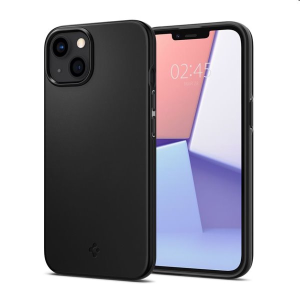 Pouzdro Spigen Thin Fit pre Applo iPhone 13 mini, černé