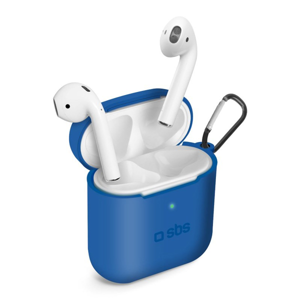 SBS- Silikonové pouzdro pro Apple AirPods 1/2, modré SBS- Silikonové pouzdro pro Apple AirPods 1/2, modré