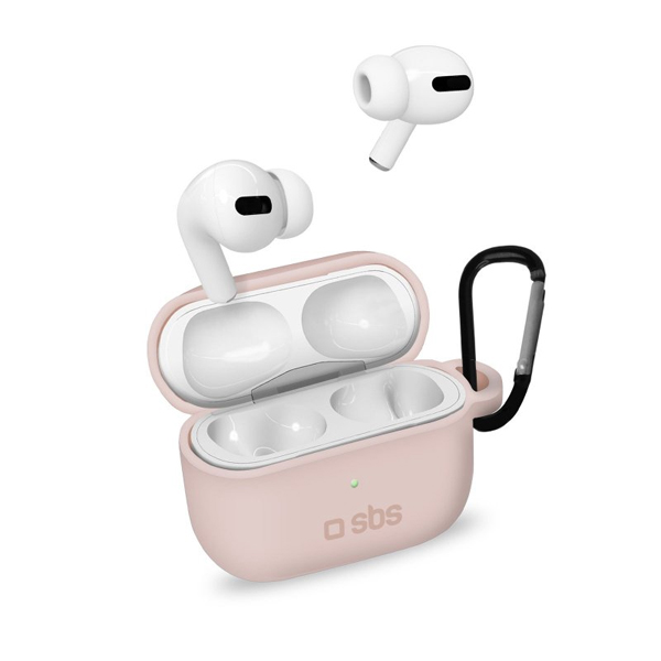 SBS Silikonové pouzdro pro Apple AirPods Pro, růžové