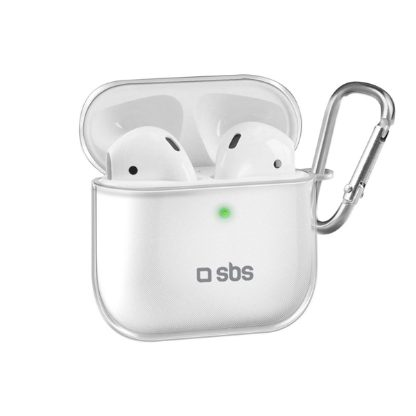 SBS Silikonové pouzdro pro Apple AirPods Pro, transparentní