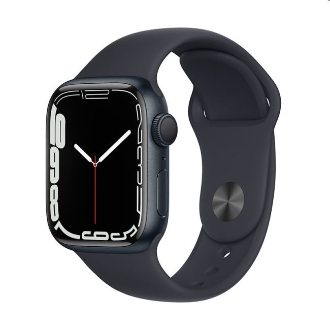Apple Watch Series 7 GPS (41mm), midnight | nové zboží, neotvořené balení