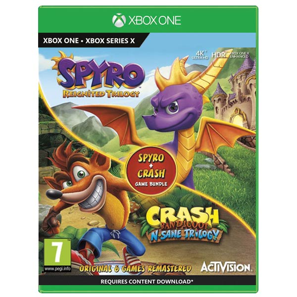 Crash Bandicoot N.Sane Trilogy & Spyro: Reignited Trilogy (Bundle)
