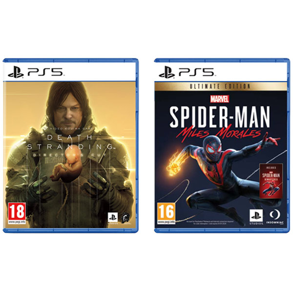 Death Stranding CZ (Director\'s Cut) + Marvel\'s Spider-Man: Miles Morales CZ (Ultimate Edition) PS5