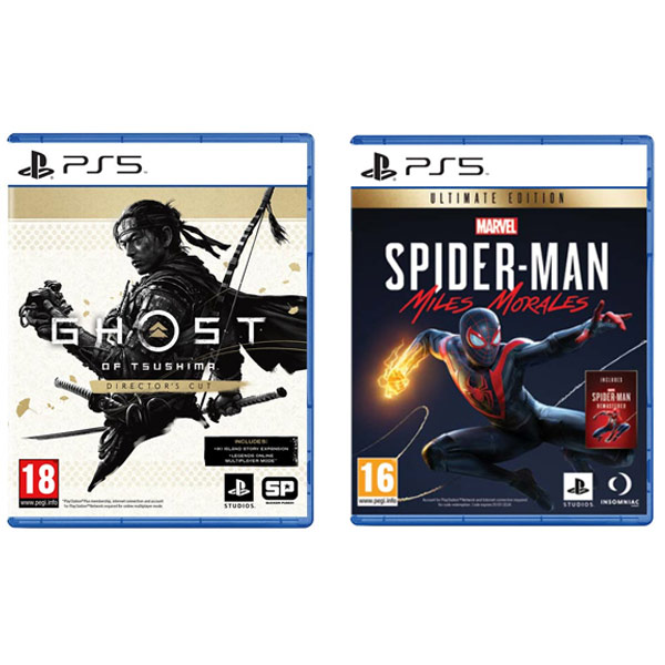 Ghost of Tsushima (Director\'s Cut) CZ + Marvel\'s Spider-Man: Miles Morales CZ (Ultimate Edition) PS5