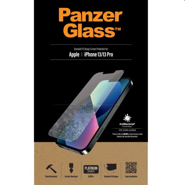 Ochranné sklo PanzerGlass Standard Fit AB pro Apple iPhone 13/13 Pro, clear