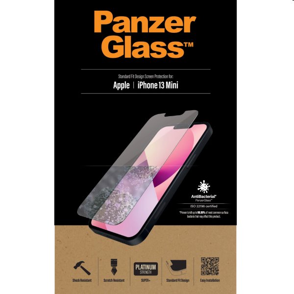 Ochranné sklo PanzerGlass Standard Fit AB pro Apple iPhone 13 mini, clear