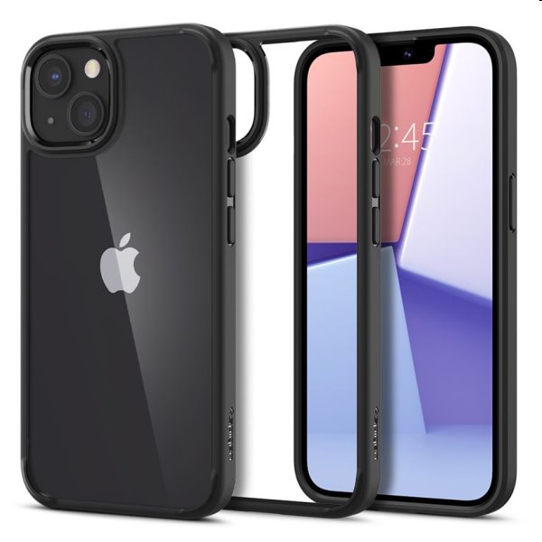 Pouzdro Spigen Crystal Hybrid pro Apple iPhone 13, černé