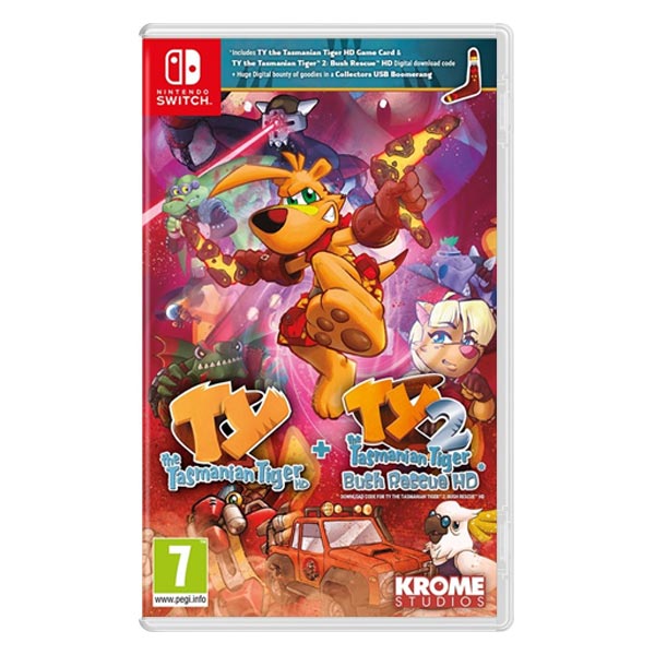 Ty the Tasmanian Tiger HD & Ty the Tasmanian Tiger 2 - Bush Rescue HD (Double Pack) Ty the Tasmanian Tiger HD & Ty the Tasmanian Tiger 2 - Bush Rescue HD (Double Pack)