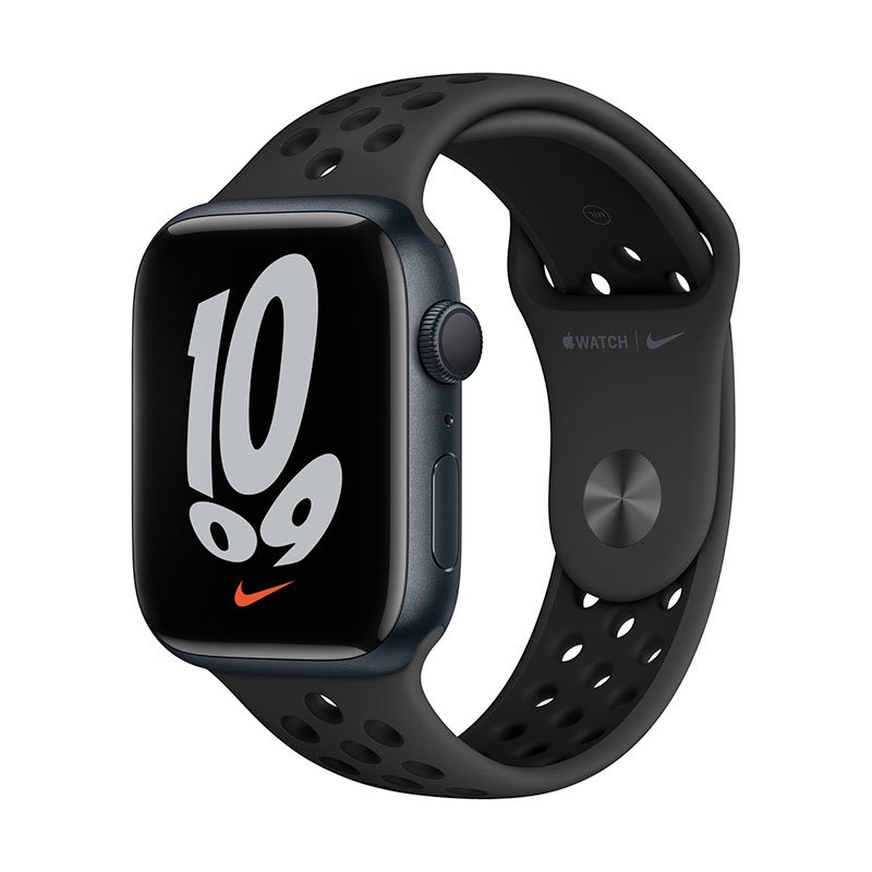 Apple Watch Series 7 GPS | Nike (45mm), midnight, Třída B - použito, záruka 12 měsíců Apple Watch Series 7 GPS | Nike (45mm), midnight, Třída B - použito, záruka 12 měsíců