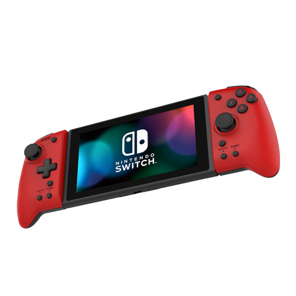 HORI Split Pad Pro ovladač pro konzole Nintendo Switch, vulkanická červená