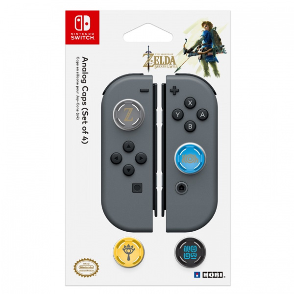 HORI Nintendo Joy-Con Analog Stick Caps, krytky na analogové páčky - The Legend of Zelda HORI Nintendo Joy-Con Analog Stick Caps, krytky na analogové páčky - The Legend of Zelda
