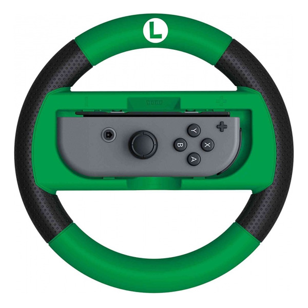 HORI Nintendo Joy-Con Wheel Deluxe, volant s držákem pro ovladač Joy-Con - Luigi