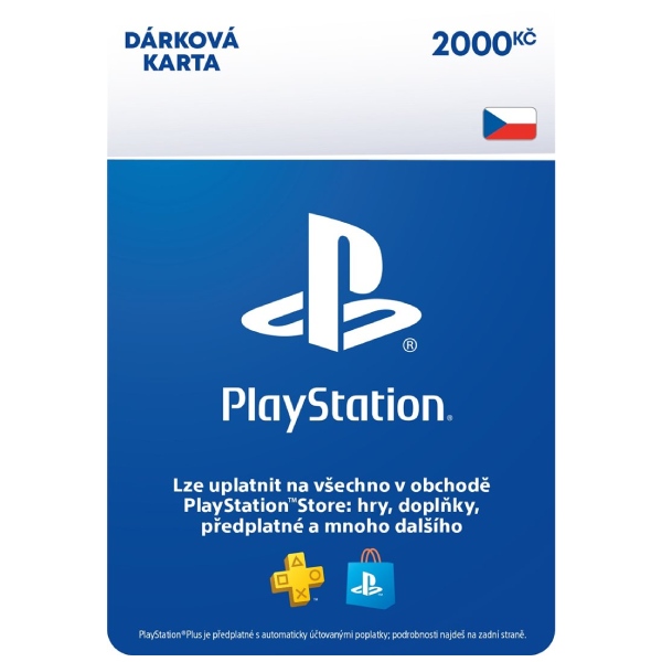 PlayStation Store - dárkový poukaz 2000 Kč