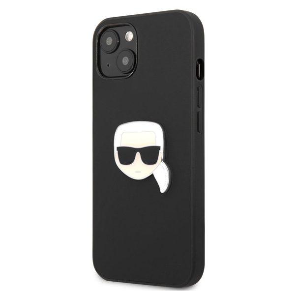 Levně Pouzdro Karl Lagerfeld TPU Choupette Head pro iPhone 13, black
