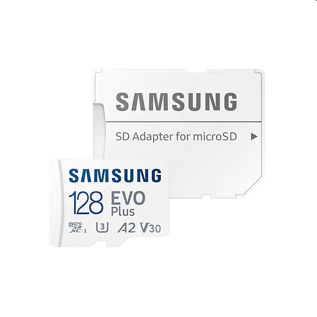 Samsung EVO Plus Micro SDXC 128GB (2021) + SD adaptér