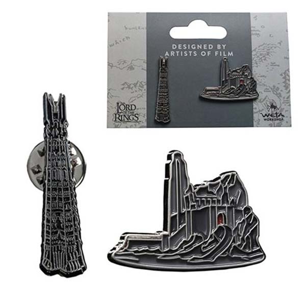 Set odznaků Helms Deep and Orthanc (Lord of The Rings)