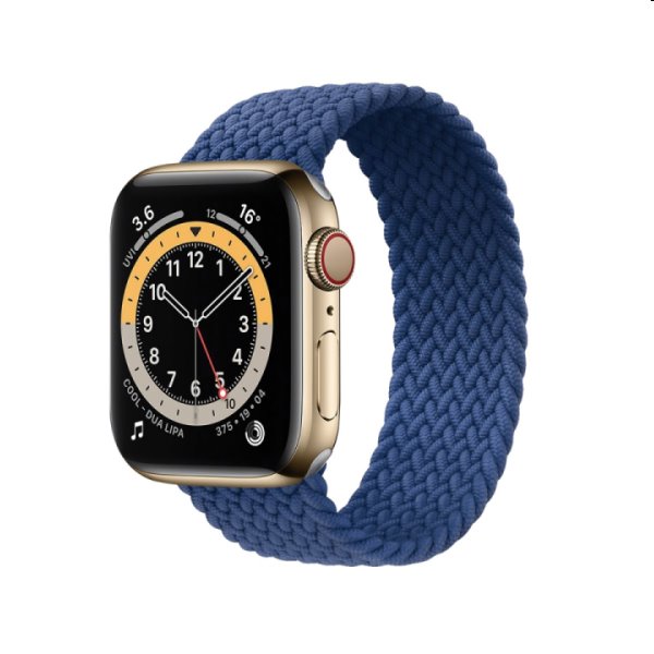 COTEetCI nylonovy náramek 125 mm pro Apple Watch 38/40/41 mm, atlantická modrá