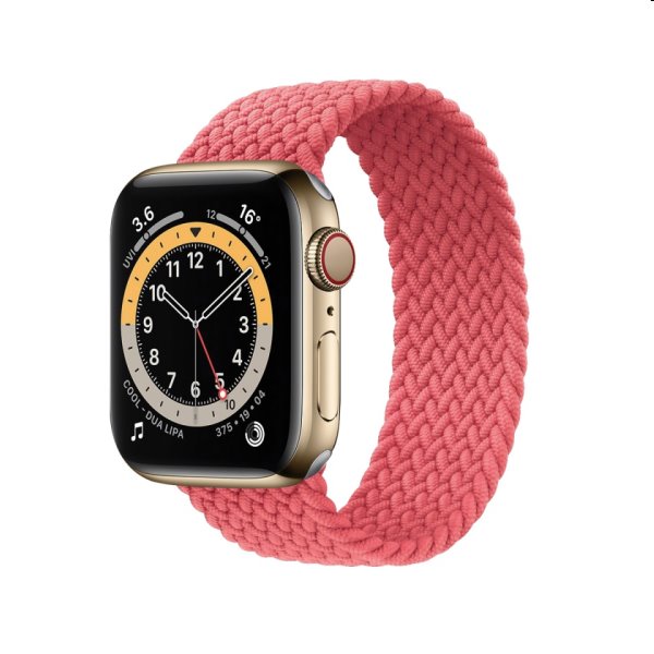 COTEetCI nylonovy náramek 125 mm pro Apple Watch 38/40/41 mm, růžovy