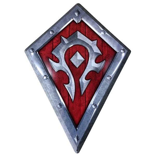 Plechová cedule Horde Shield (Warcraft)