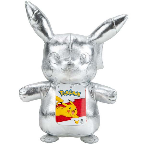 Plyšák Silver Pikachu (Pokémon)