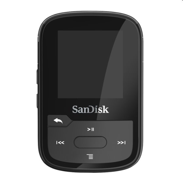 Přehrávač SanDisk MP3 Clip Sport Plus 32 GB, černý - OPENBOX (Rozbalené zboží s plnou zárukou)