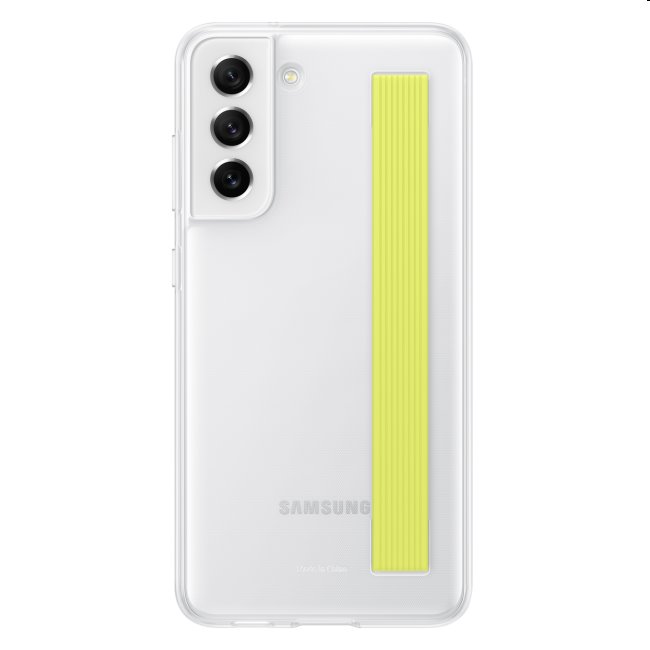Pouzdro Clear Strap Cover pro Samsung Galaxy S21 FE 5G, white