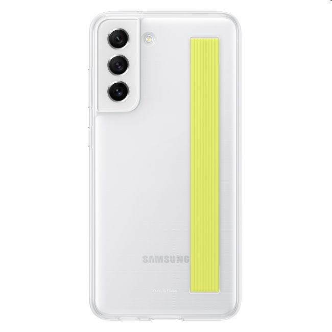 Pouzdro Clear Strap Cover pro Samsung Galaxy S21 FE 5G, white Pouzdro Clear Strap Cover pro Samsung Galaxy S21 FE 5G, white
