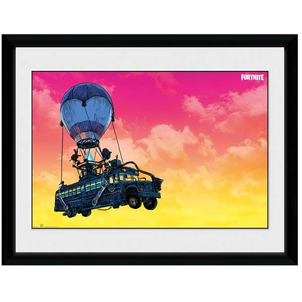 Zarámovaný plakát Battle Bus (Fortnite) Zarámovaný plakát Battle Bus (Fortnite)