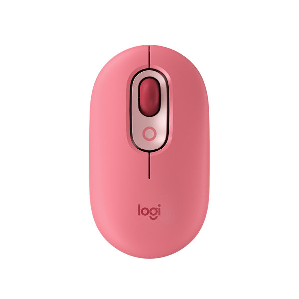 Bezdrátová myš Logitech POP Mouse Heartbreaker, růžová