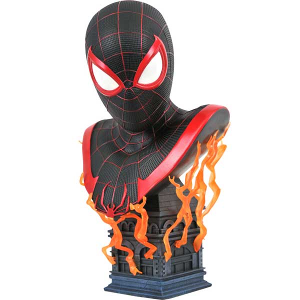 Busta Marvel Legends In 3D Ps5 Miles Morales 1/3